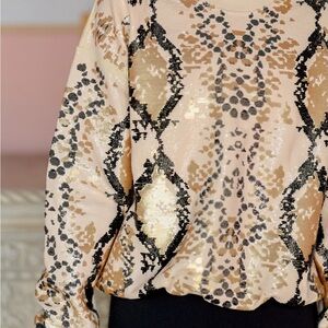 Queen Of Sparkles NWT Python Print